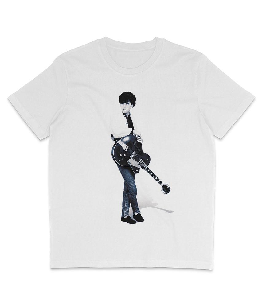 

Johnny Marr 1984 White Organic TShirt Version 3 The Smiths Morrissey Unisex T-Shirt S