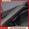 Car Gear Shift Collars Leather Head Knob Handbrake Grip Cover for Honda Civic 2016- Fit   Accord 2014