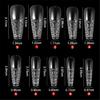Clear Square Nail Tips for Acrylic Nails Long Nails Art Full Cover Easy To Apply