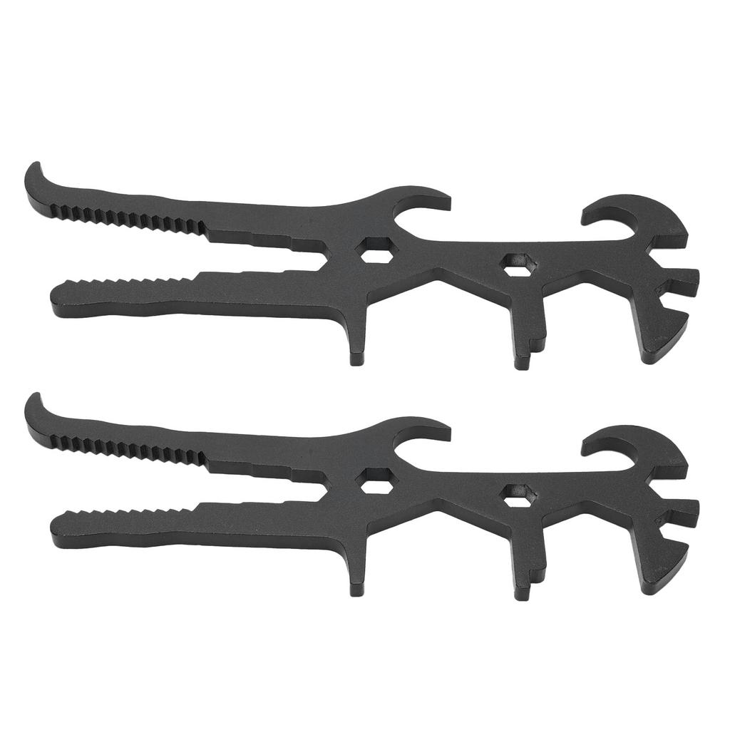 2 Pezzi Apriscatole Strumento Metallo Latta Vernice Barile Coperchio 14 in 1 Multifunzione Professionale Risparmio di Lavoro