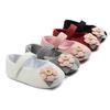 Baby Girl Breathable Flower Design Anti-Slip Casual Sneakers Toddler Soft Soled Walking Shoes