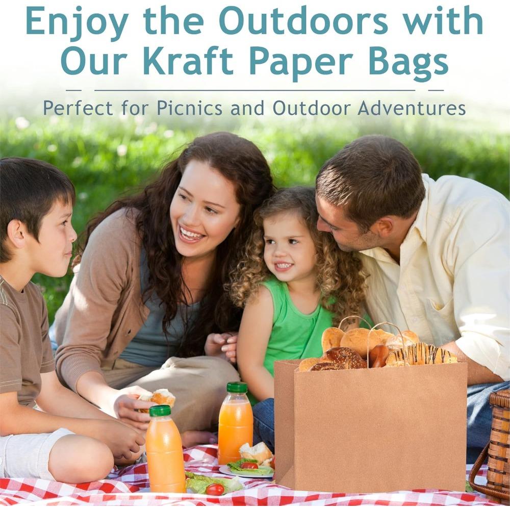 Paper Gift Bags  Shopping Bags  Kraft Paper Gift Candy Bag Colored Hand-held Paper Bags Wedding Party Decoration Gift