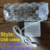 NEW Wireless Rechargeable/USB Cable 1/3/7/16 Colors Crystal Table Lamp Luxury Bedroom Decoration Lights Touch Lamp Crystal LED Night Light Table Lamp