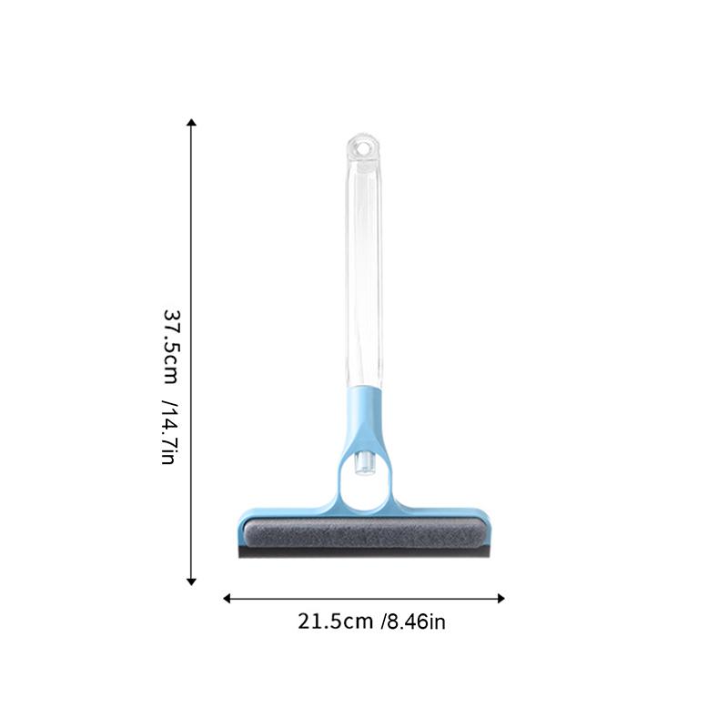 Handheld Mirror Cleaner Double-Sided Glass Scraper Household Bathroom Cleaning Tool Countertop Multifunctional Scraper