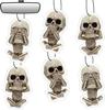 BOCACUE Car Air Freshener Hanging Set of 6 Evil Skull