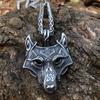 Celtic Wolf Accessories Wolf Head Amulet Pendant Pendant Viking Necklace