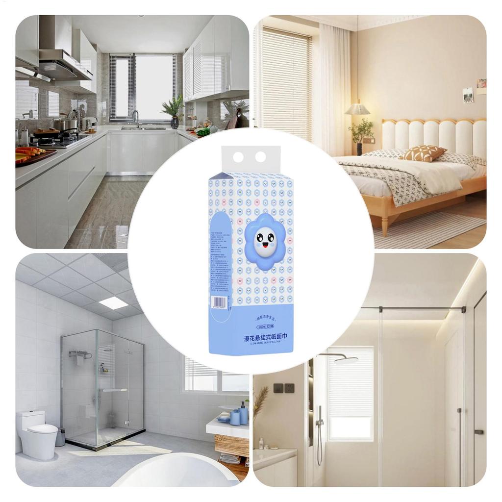 Tissue Toilet Paper Hangable RV Toilet Paper Soft Thickened Napkins For Household Commercial Family Home Kitchen RV Hotel Travel
