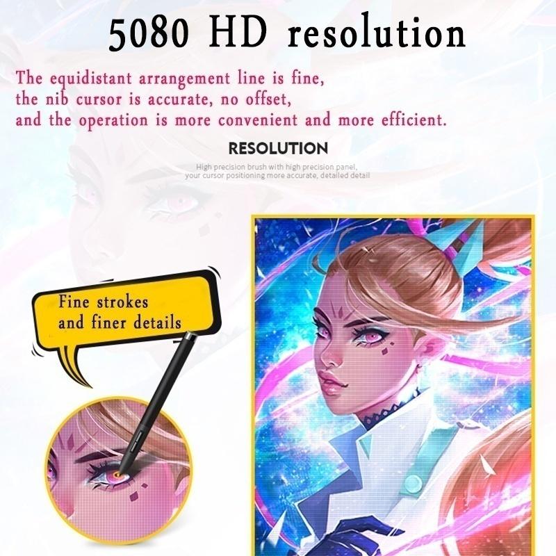 Fashion New 1060 PRO Digital Tablet Fashion Office Computer Painting Board Can Be Connected To Mobile Phone / Computer