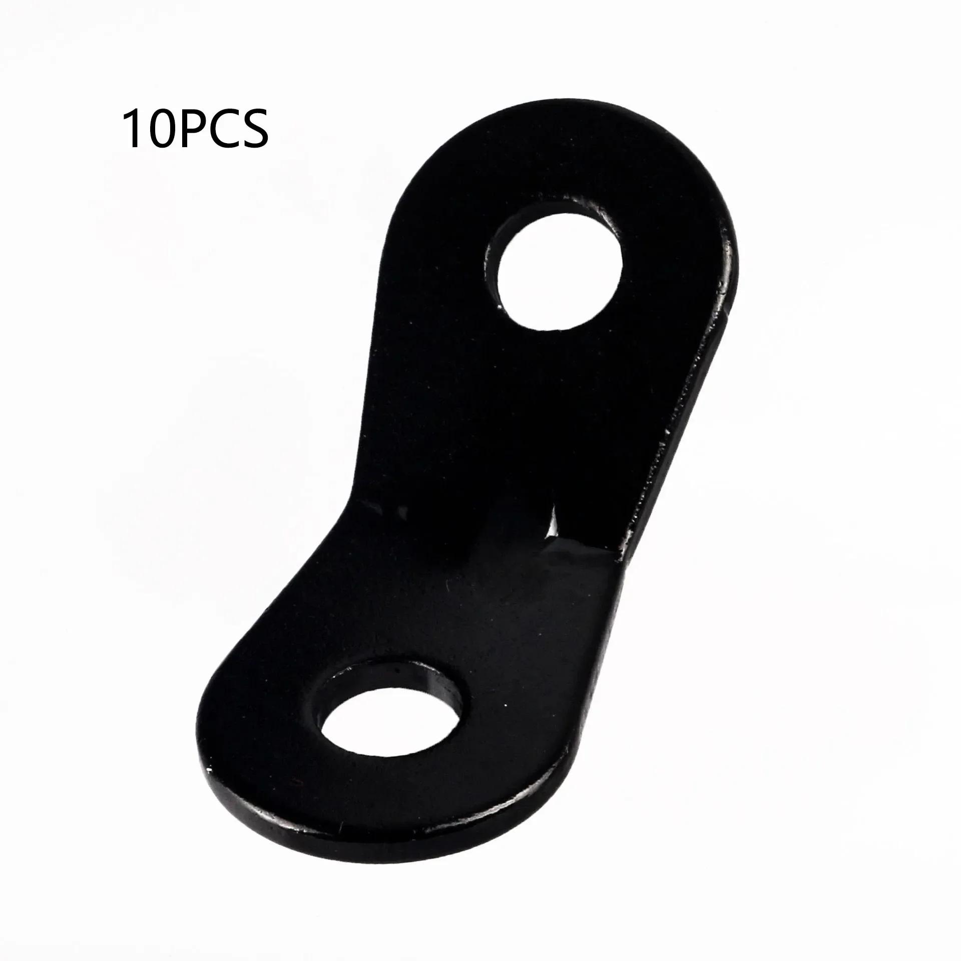 

10PCS Outdoor Camping Camping Tent Wind Rope Buckle Two Eyes Aluminum Alloy Parachute Fixed Sliding Adjustable Buckle Awning