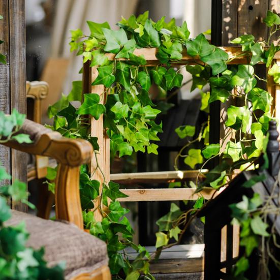 5 pezzi di simulazione rampicante fiore vite edera rattan pianta sospesa decorazione della parete di casa