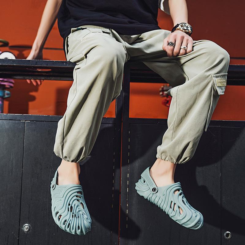 Мужские летние легкие противоскользящие сандалии на толстой подошве из ЭВА — фото 5