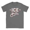 Mens TShirt ICE Illegal Criminals Evicted Novelty 100 Cotton Tee Shirt Short Sleeve  T Shirts Round Neck Clothes Graphic
