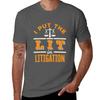 I Put The Lit In Litigation Funny Lawyer Litigator Tshirt Cotton T Shirts Unisex 100 Tshirt