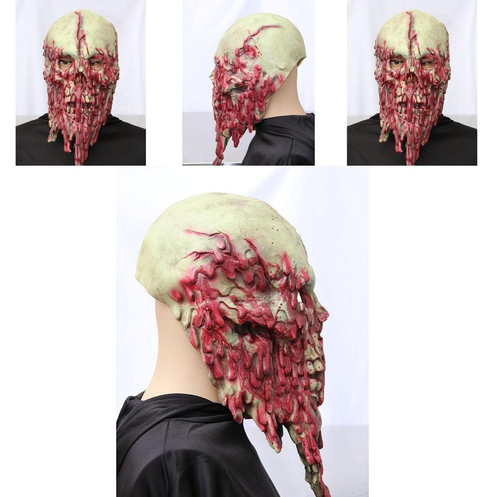 Halloween Haunted House Latex Zombie Mask For Cosplay And Scare Pranks