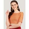 Hermosa Blusa de Trabajo Tejida en Jacquard Ropa para Fiesta de Boda India Choli Cosido