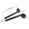 Karun CNC Aluminum Mm Handlebar Replacement for Honda NSR 250 CB 750 Nighthawk ZX6R Yamaha TZR250 Universal Cafe Racer Tilt Angle Bar Assembly Black