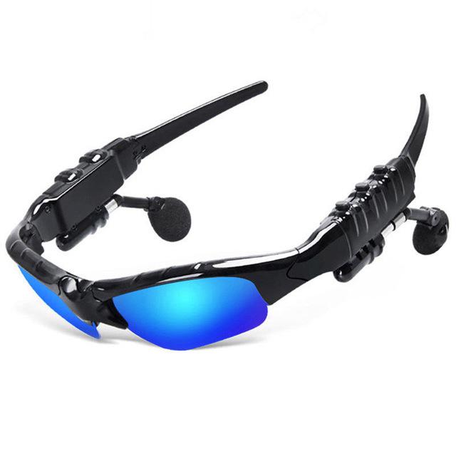 Bluetooth 5.4 Smart Music Sunglasses - Upgraded Stereo Audio for Music and Calls.