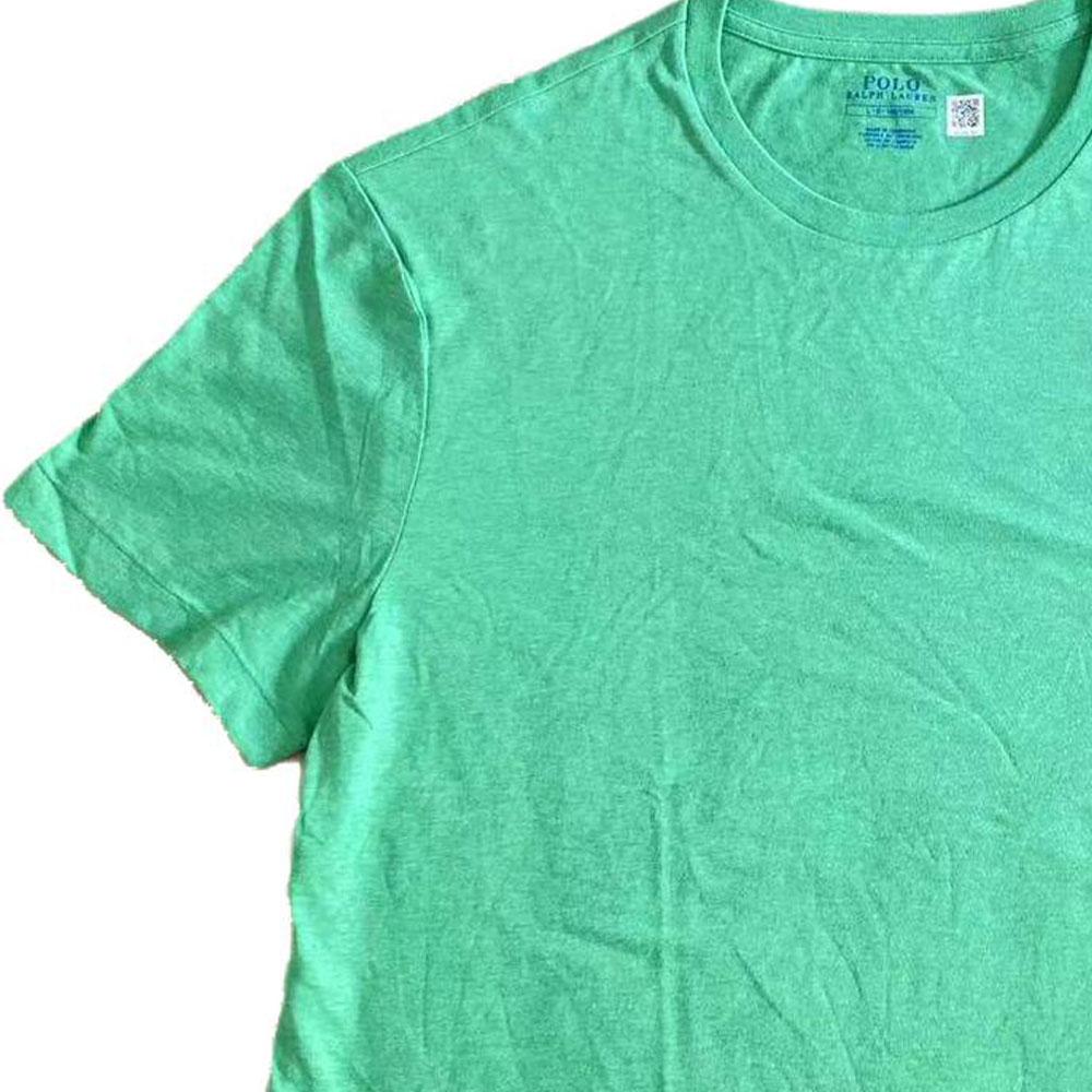 Polo Ralph Lauren SS24 Logo Embroidered Crew Neck Short Sleeve T-Shirt Men Tops Green 710938686-011