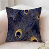Peacock Texture Pillow Case Pillowcase Doublesided Printed Sofa Cushion Bedroom Headboard Pillow
