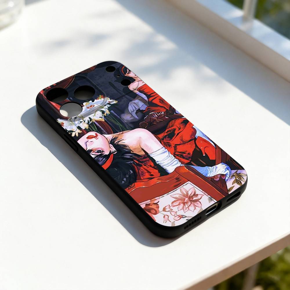 Perfect B-Blue Anime Phone Case For iPhone 17,16,15,14,13,12,11,Pro,Max,Plus,E,SE4,Air,Mini Black Soft Cover