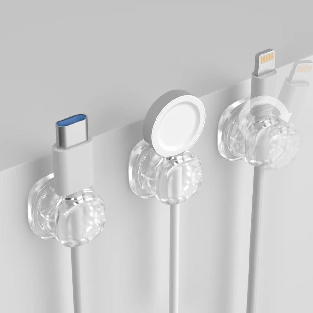 Self-Adhesive Cord Management Holder Adhesive Backed Cable Manager For Home Office