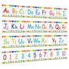 Frühes Lernen Alphabet und Zahlen Karten Set für Kinder Helle Farbe Hochwertiges Papier Lern-Lernkarten für Zuhause und Schule