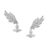 Solid Color Design Recycled Silver Earrings Women Earrings 8050889734482
