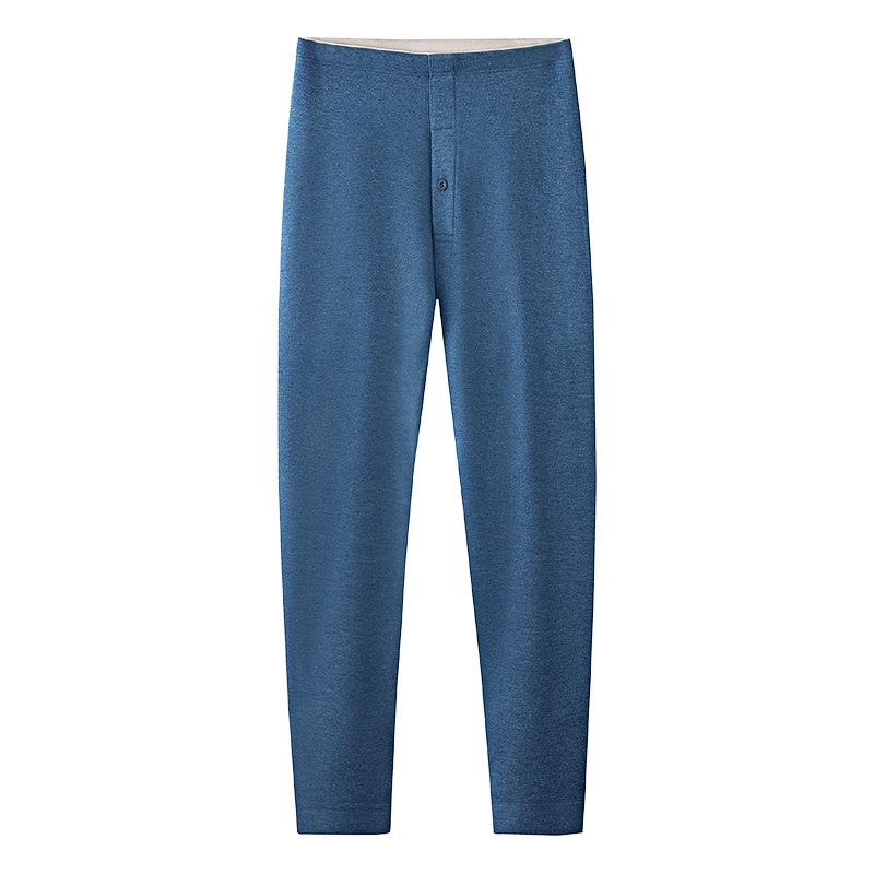 Super Thick Silk Wool Men's Warm Pants: Plus Velvet, Cold-Proof Leggings for Autumn & Winter