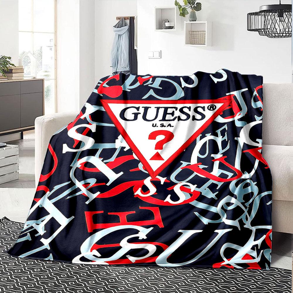 Exquisite G-GUESS thematisierte Decke, Warme Gemütlichkeit Sofa Couch Bett Decke Heimdekoration