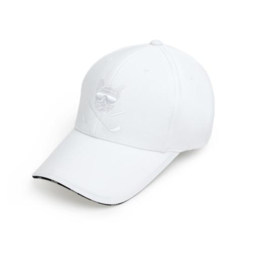 Jiboseu G2 X-Club Symbol Golf Cap (Pure White)