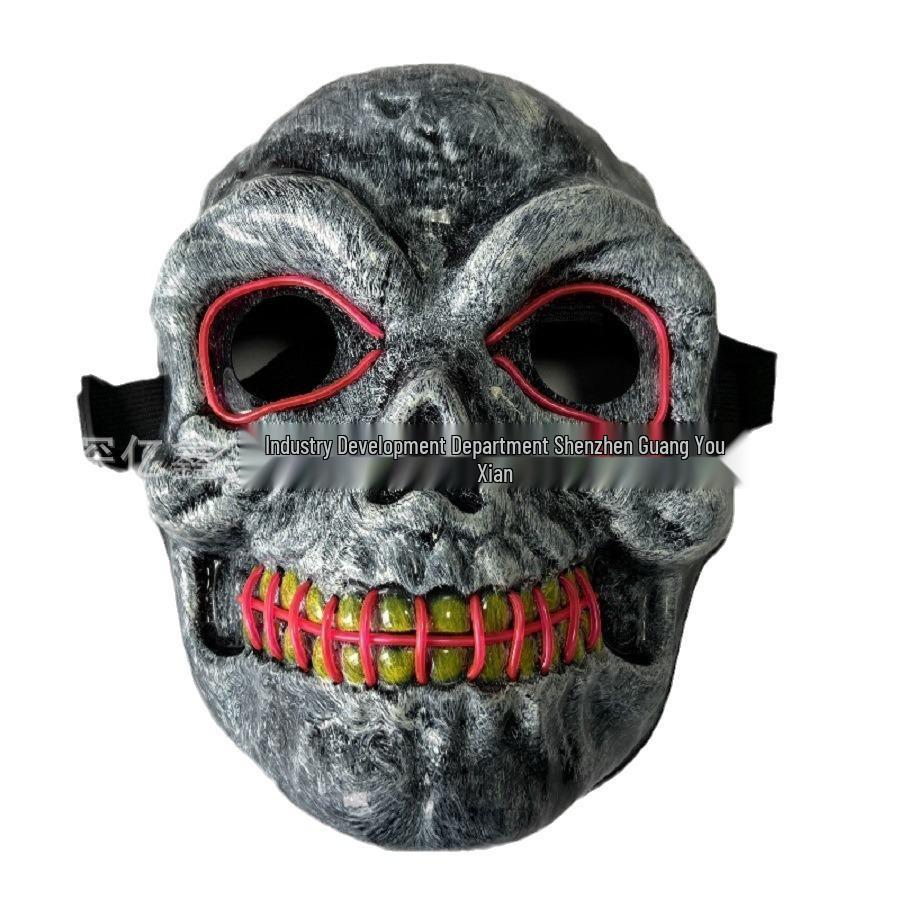In Stock: Glowing Skull Mask for Halloween and Cosplay Parties