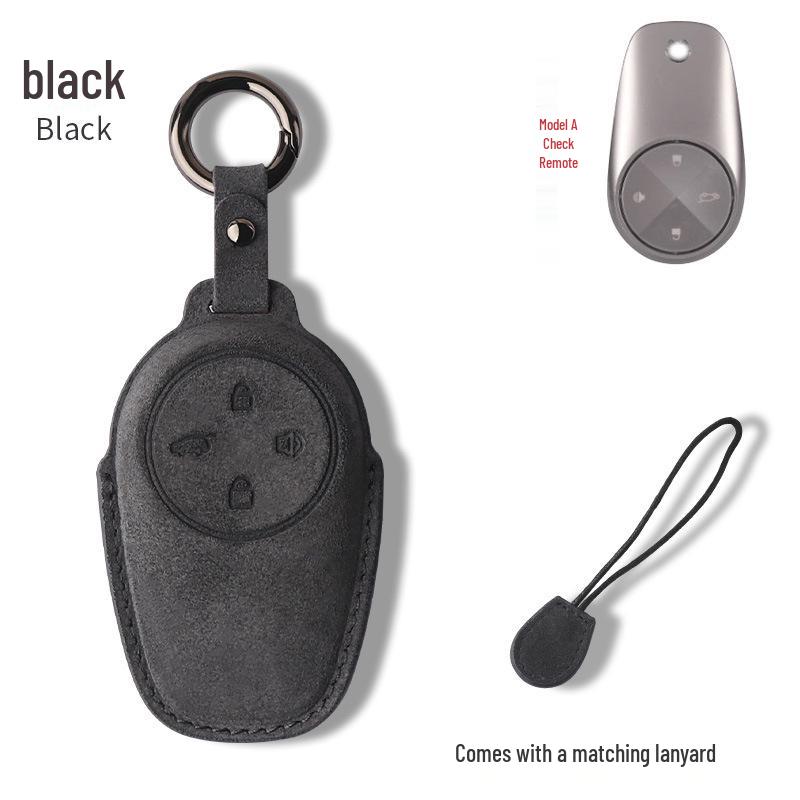 NIO ET5/ET7/ES6/ES8/EC6 Hochwertiges Wildleder Schlüsseletui - Unisex Auto Schutzschale Hülle