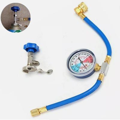 R134a Adapter Air Conditioning Recharge Hose Refrigerant Gas Bottle Opener Ac Refrigerant Charging Repair Tools