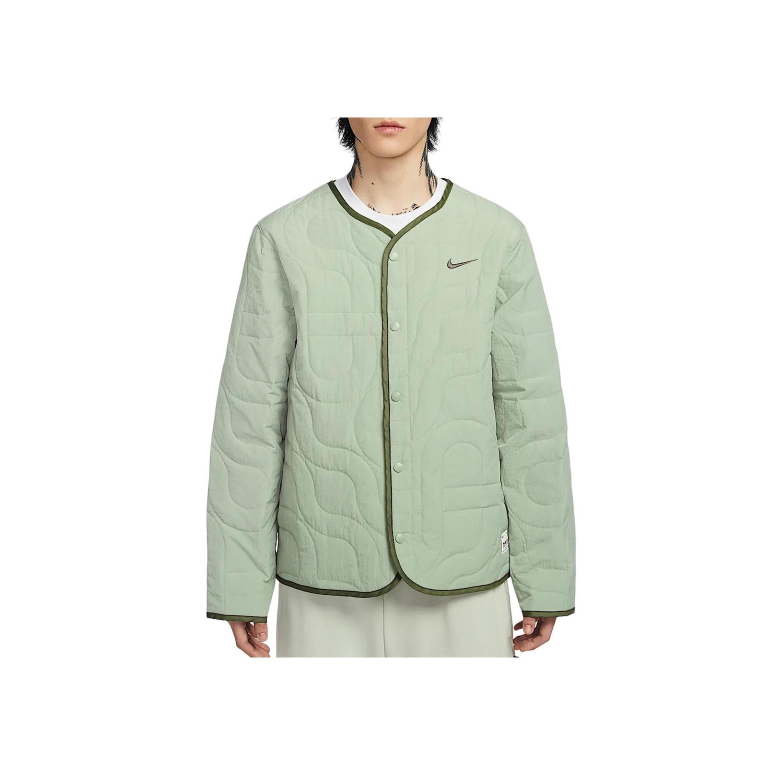 

Nike Cny Sportswear Snake Welcoming Series Single-Breasted Fashion Versatile V-Neck Jacket Men Jacket Horizon-Green HV8204-370 XL