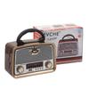 Vintage AM/FM/SW Radio with Light Home Radio Portable Wireless Bluetooth Audio TF Card USB Flash Disk MP3 Player