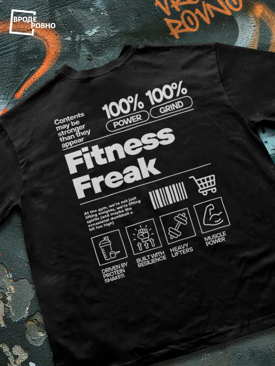 Men s black t-shirt with fashionable basic print, cotton S