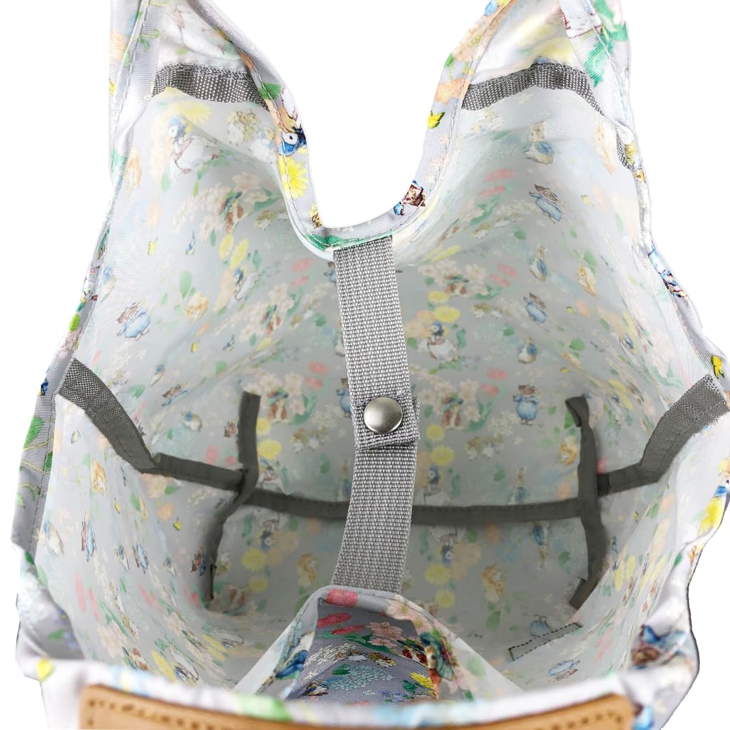 PETER RABBIT(TM) Shopping Bag, Handbag, Compact, Lightweight, Eco-Friendly, Small, Gray, 2501-0667