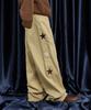 WAIKEI Star Cotton Pants Beige