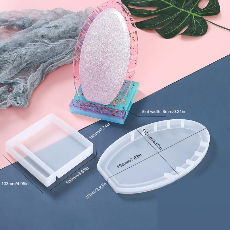Versatile Translucent Leaf Mold Suitable For Crafts Jewelry Display Plate Mould Necklace Rack Making Tool