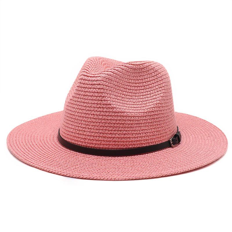 Summer Foldable Wide Brim Straw Hat For Men And Women With Sun Protection And Breathable Design For Beach And Outdoor Activities