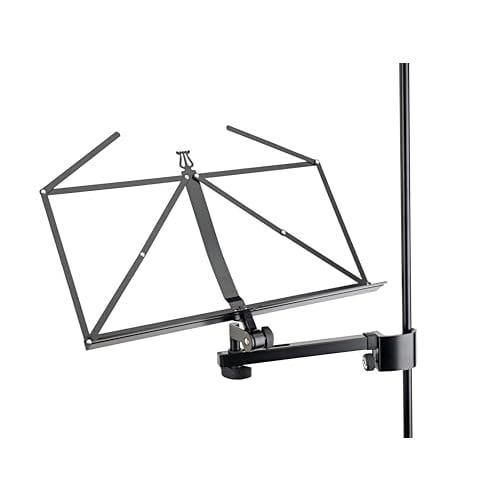 K&M Clamp-Type Music Stand Arm [11505], Black [Traditional and Trusted Made in Germany]