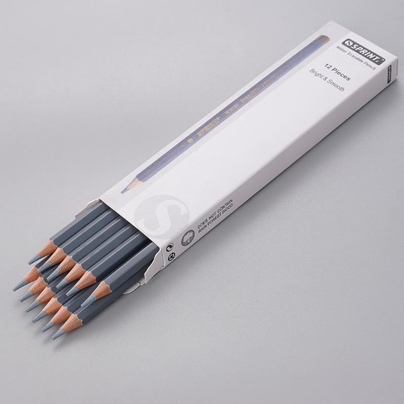 12Pcs Tailor Chalk Pencils, Water Washable Fabric Marking Pencils Red Blue White Multicolor Sewing Mark Pen