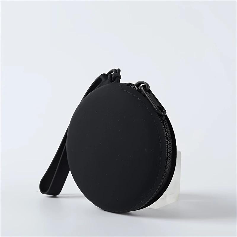 1Pc Silicone Pet Treat Pouch, Portable Travel Training Bag Round Silicone Snack Bag for Dogs and Cats Pet accessories