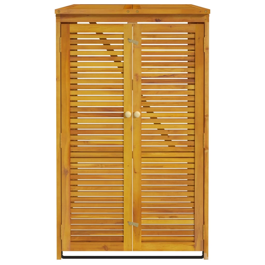 Vidaxl Trash Can Cover, 70X89X117 Cm, Solid Acacia Wood