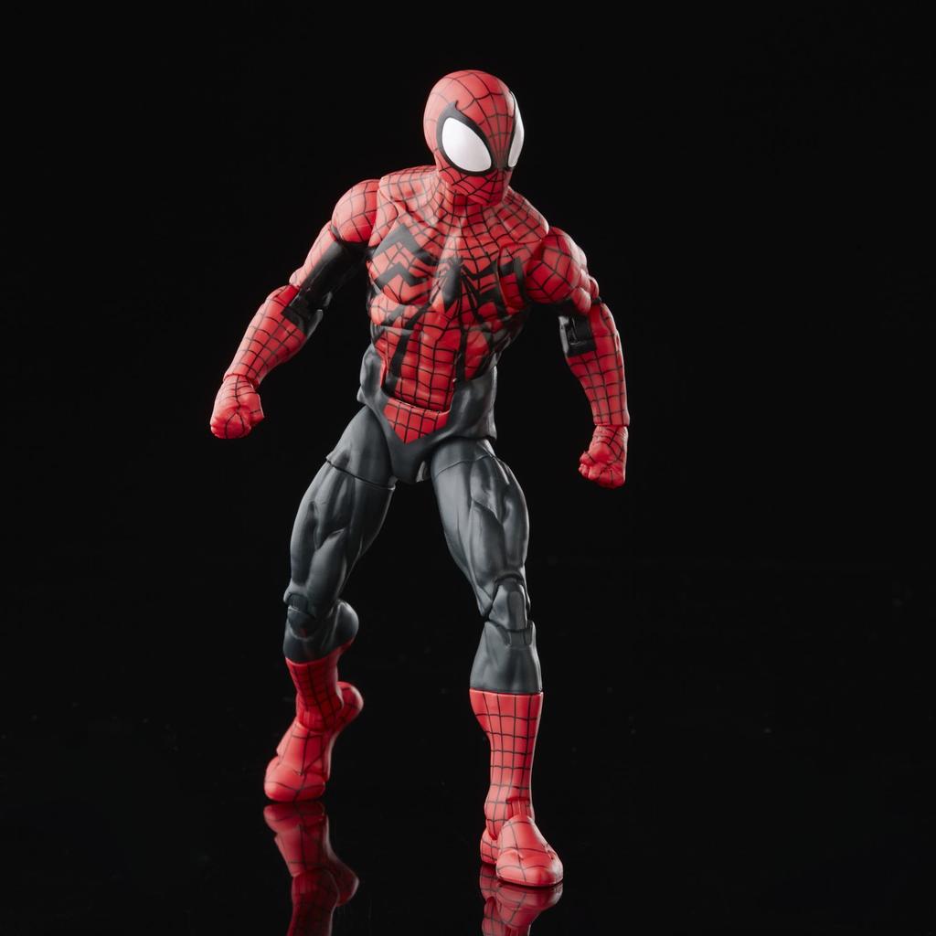 MARVEL Hasbro Marvel Legends Series Ben Reilly Spider-Man, Spider-Man Legends 6-inch (15 cm) Action Figure, 2 Accessories Included F6567 Authentic
