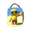 Wobblys Life Gaming Funny Lunch Bag  Casual Lunch Box For Child Travel Portable Cooler Bag Oxford Print Thermal Tote Handbags