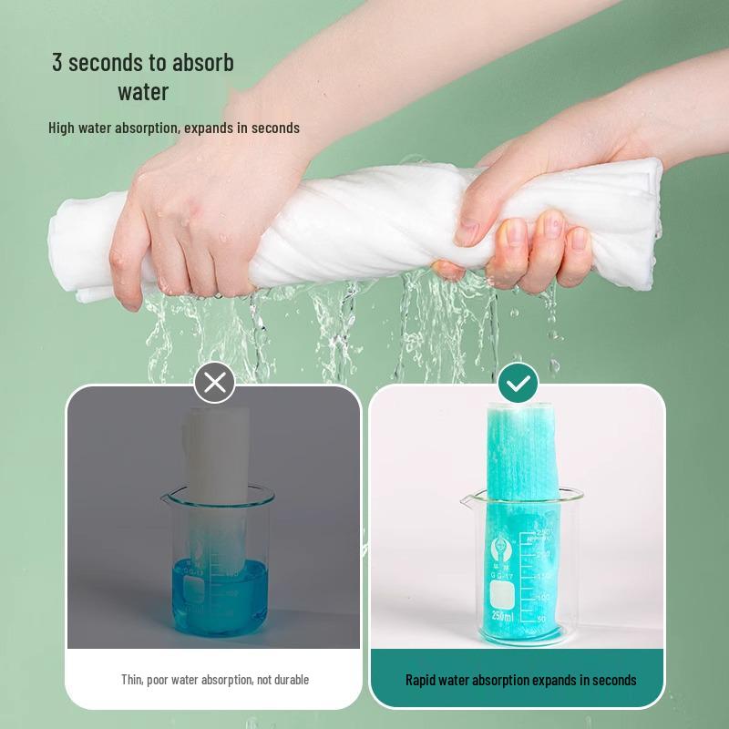 Portable Travel Compressed Face Towel - Thickened, Disposable Washcloths for Bath & Business Trips