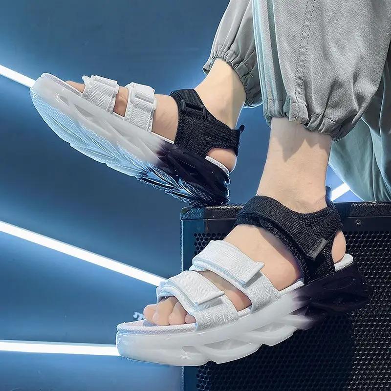 Fashion Trekking Male Shoe Sports Outdoor Height with Platform Hiking Barefoot New Arrival Adult Pvc Cheap Liquidation Buy Men's Sandal