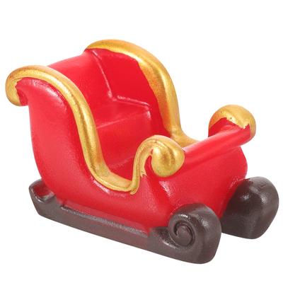 Vánoční dekorace Sáně Mikro krajina Sněhové ozdoby Pryskyřice (kočár s jelenem) Červené Party Favors Starší