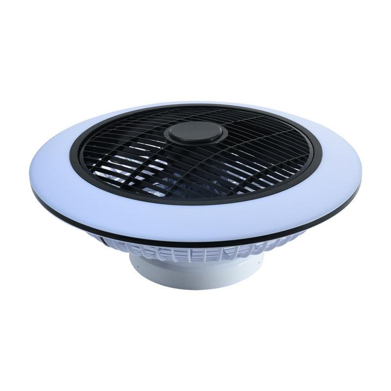 

Встроенный вентилятор для спальни, бесшумный потолочный электрический вентилятор, лампа с шестью скоростями, регулируемый интеллектуальный вентилятор Droplight 47*19 см Remote control